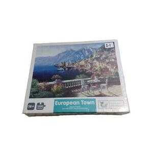 Gull Qihan Toys Jigsaw Puzzle European Town 1000 pieces 700 x 500‎ mm 6718A New